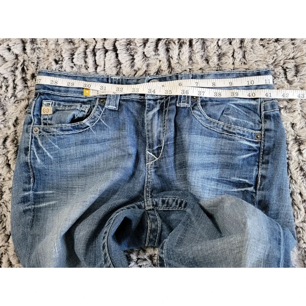 Big Star Denim‎ Jeans Women Size 26R Bootcut Medium Wash Distressed